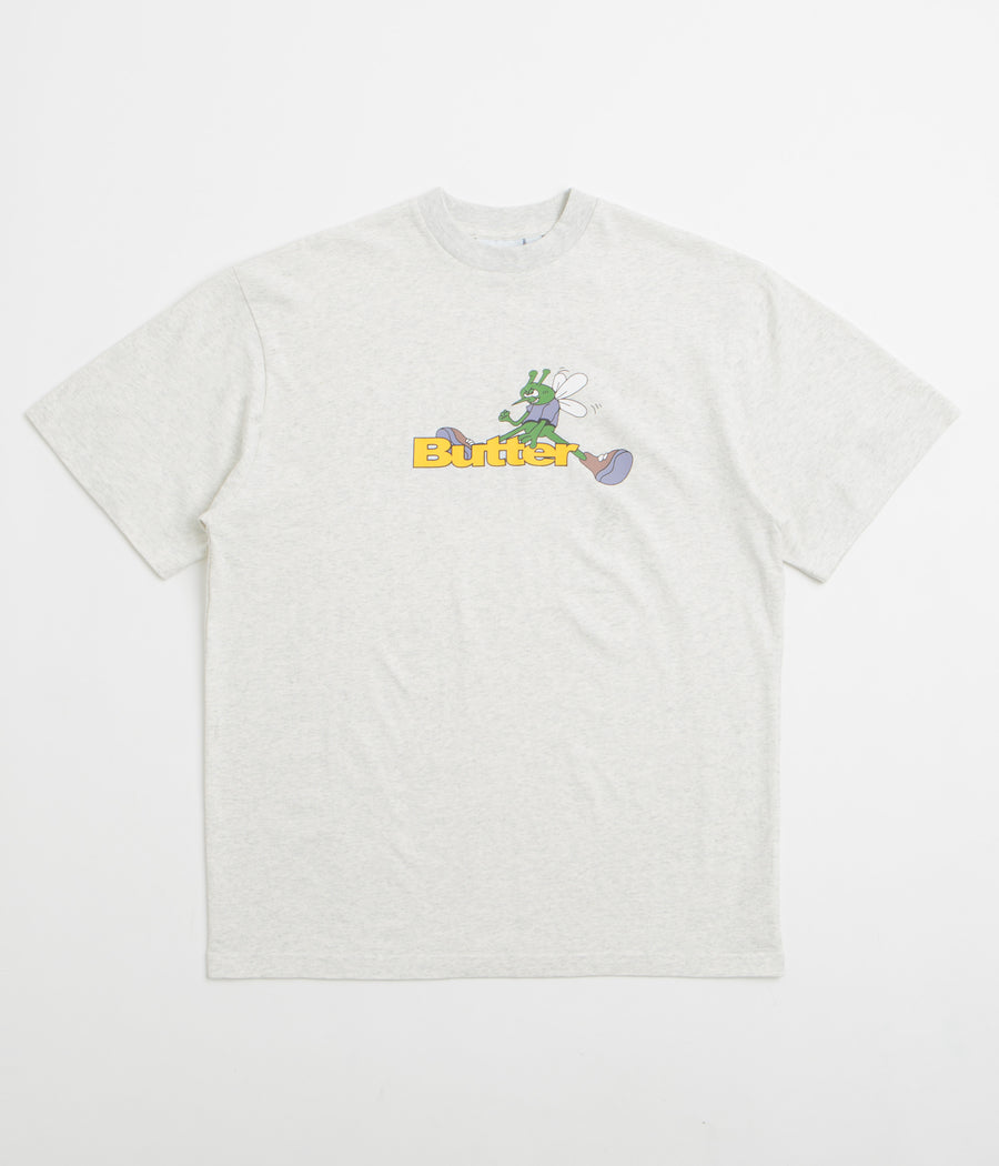 Butter Goods Skeeter Logo T-Shirt - Ash