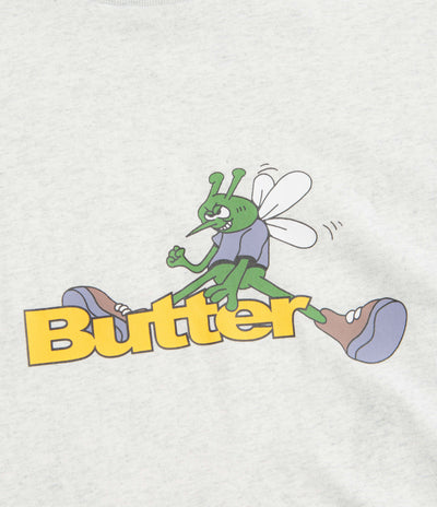 Butter Goods Skeeter Logo T-Shirt in Ash