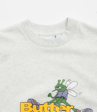 Butter Goods Skeeter Logo T-Shirt in Ash