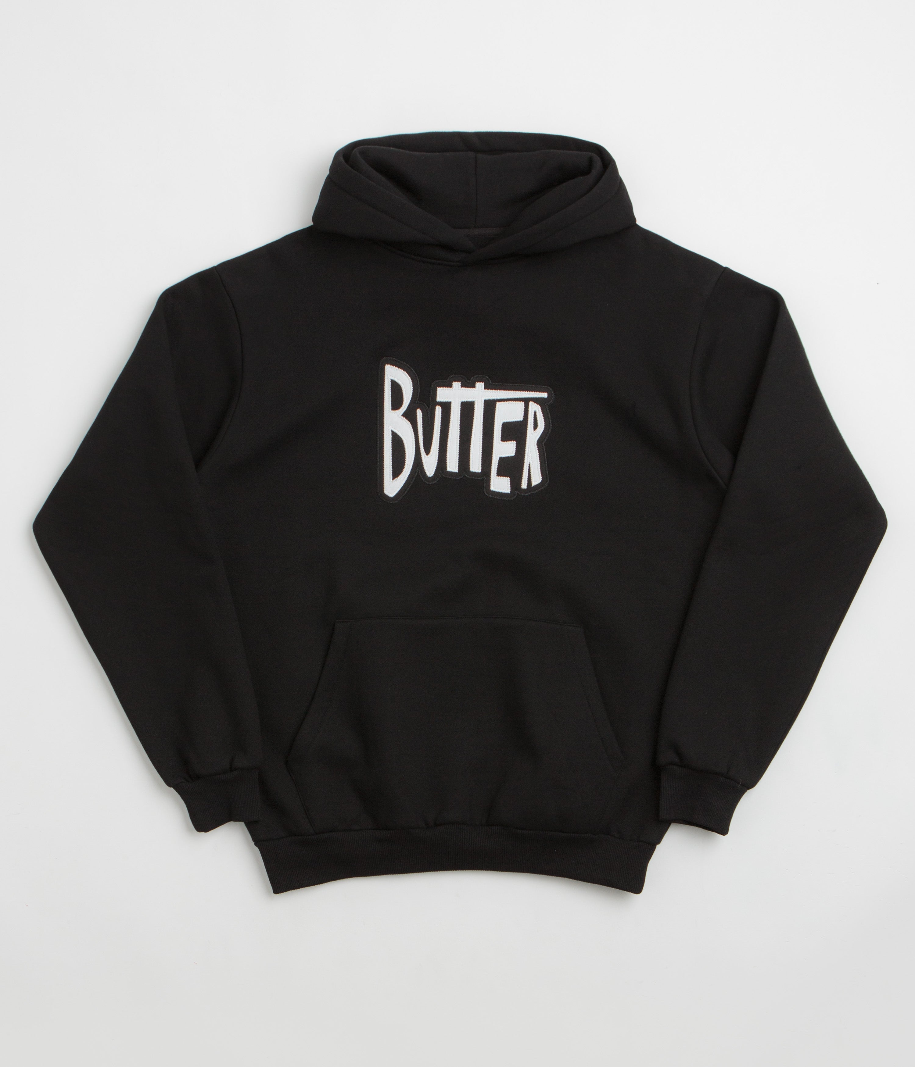 Butter Goods Sketch Applique Hoodie in Black