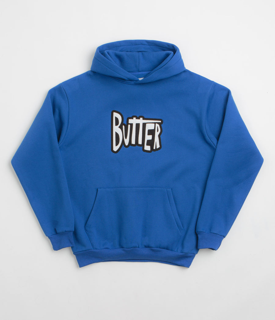 Butter Goods Sketch Applique Hoodie - Royal