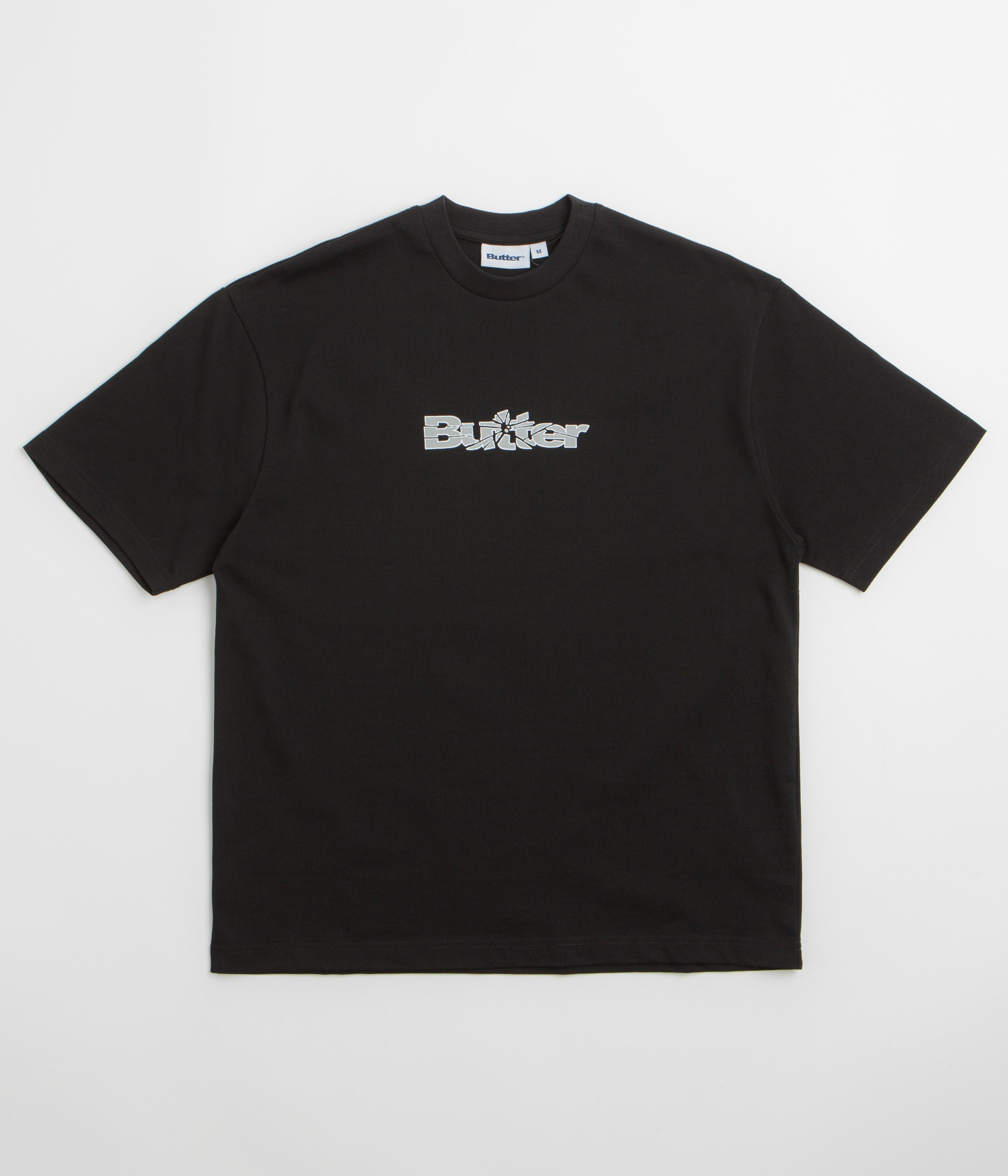 Butter Goods Smashed Logo T-Shirt - Black