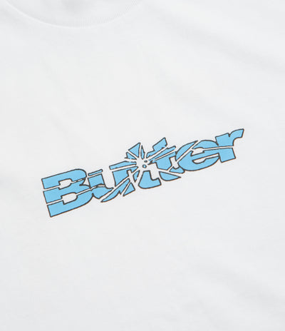 Butter Goods Smashed Logo T-Shirt - White