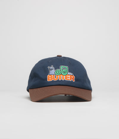 Butter Goods Snail Cap in Navy and Walnut