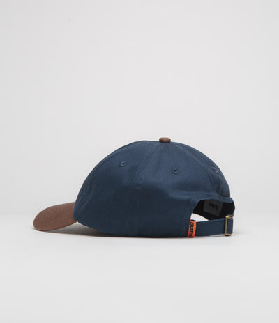 Butter Goods Snail Cap in Navy and Walnut