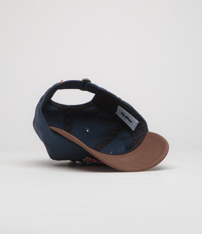 Butter Goods Snail Cap in Navy and Walnut