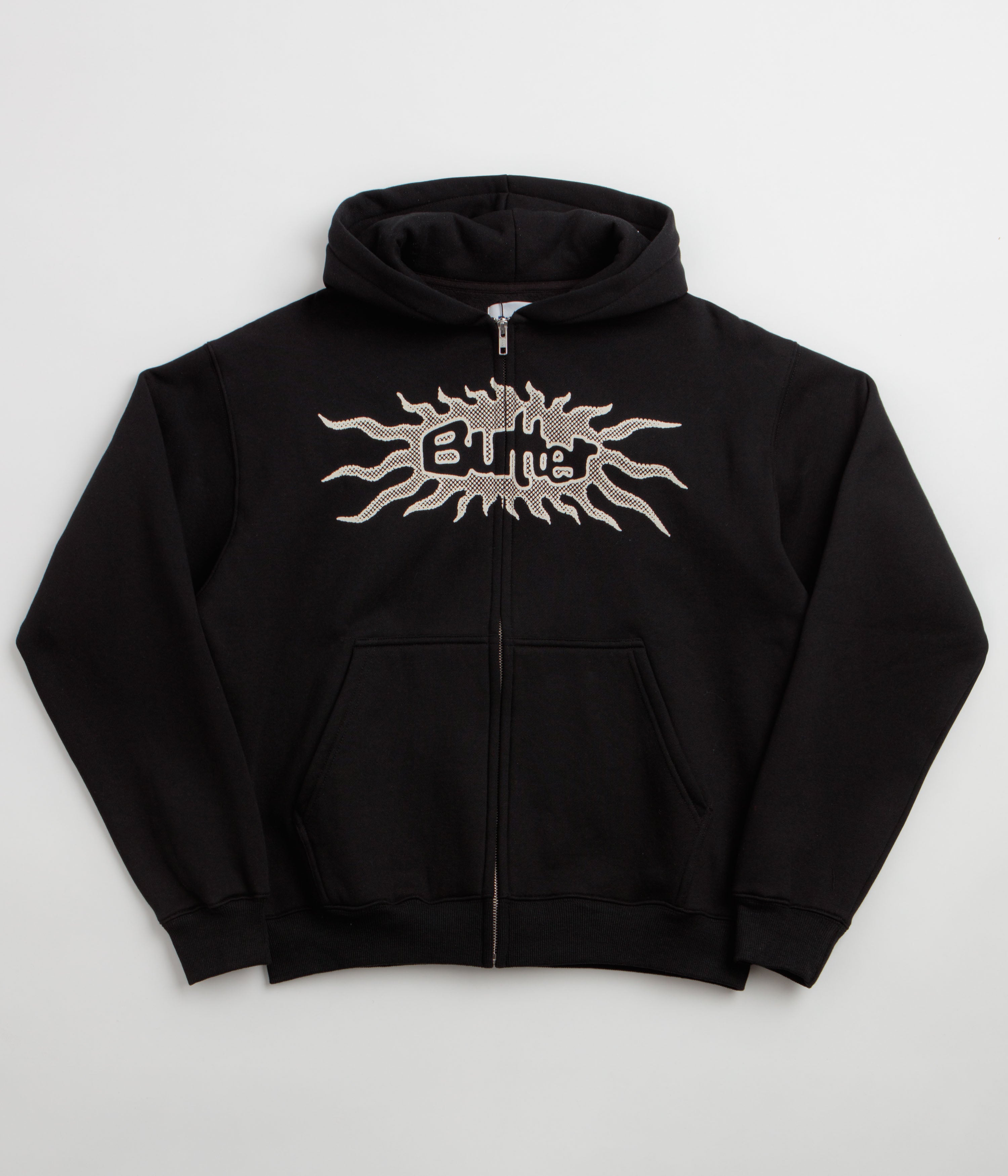Butter Goods Solar Zip-Thru Hoodie - Black