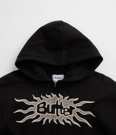 Butter Goods Solar Zip-Thru Hoodie - Black