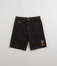 Butter Goods Sorcerer Baggy Denim Shorts in Washed Black