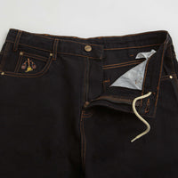 Butter Goods Sorcerer Baggy Denim Shorts in Washed Black thumbnail