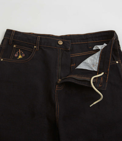 Butter Goods Sorcerer Baggy Denim Shorts in Washed Black