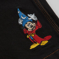 Butter Goods Sorcerer Baggy Denim Shorts in Washed Black thumbnail