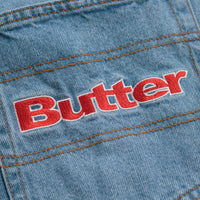 Butter Goods Sorcerer Baggy Denim Shorts in Washed Indigo thumbnail