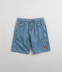 Butter Goods Sorcerer Baggy Denim Shorts in Washed Indigo