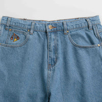 Butter Goods Sorcerer Baggy Denim Shorts in Washed Indigo thumbnail