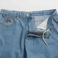 Butter Goods Sorcerer Baggy Denim Shorts in Washed Indigo thumbnail
