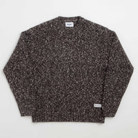 Butter Goods Speckle Knit Crewneck Sweatshirt in Charcoal thumbnail
