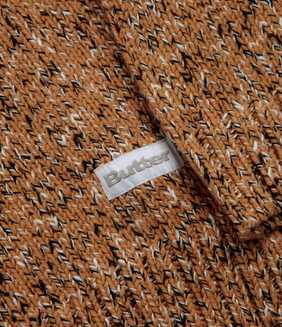 Butter Goods Speckle Knit Crewneck Sweatshirt - Copper