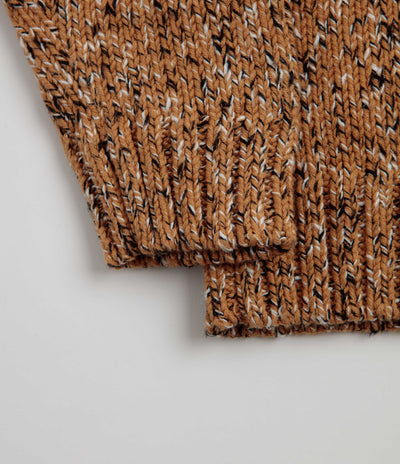 Butter Goods Speckle Knit Crewneck Sweatshirt - Copper