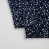 Butter Goods Speckle Knit Crewneck Sweatshirt - Navy thumbnail