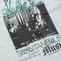 Butter Goods Spontaneous Music T-Shirt in White thumbnail