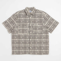 Butter Goods Spring Short Sleeve Shirt - Black / Cream thumbnail