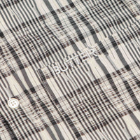 Butter Goods Spring Short Sleeve Shirt - Black / Cream thumbnail