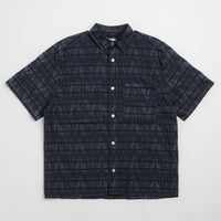 Butter Goods Spring Short Sleeve Shirt - Overdye Navy thumbnail