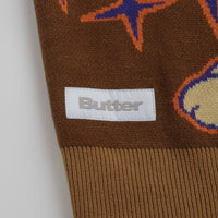 Butter Goods Starry Skies Knitted Vest - Brown thumbnail