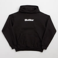 Butter Goods Stencil Logo Hoodie - Black thumbnail