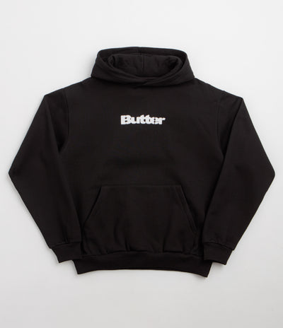 Butter Goods Stencil Logo Hoodie - Black