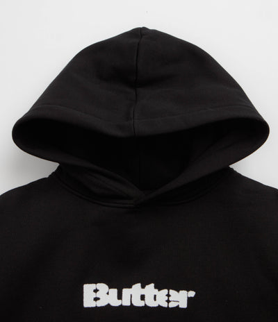 Butter Goods Stencil Logo Hoodie - Black
