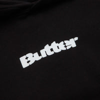 Butter Goods Stencil Logo Hoodie - Black thumbnail