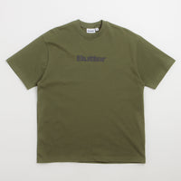 Butter Goods Stencil Logo T-Shirt in Army thumbnail