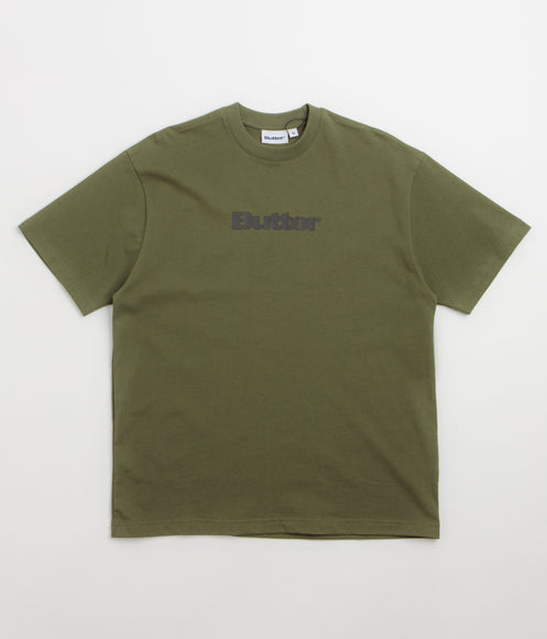 Butter Goods Stencil Logo T-Shirt - Army
