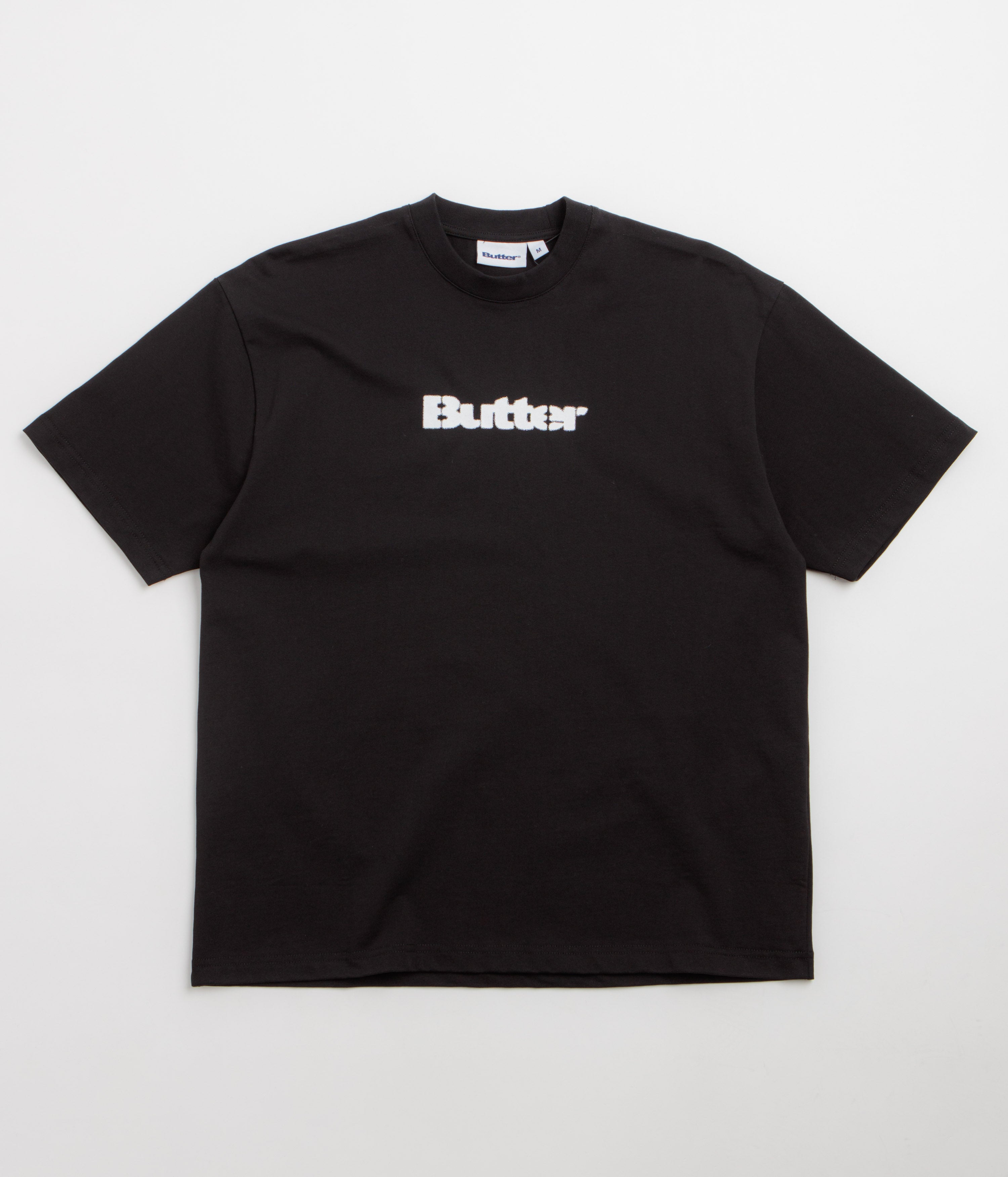 Butter Goods Stencil Logo T-Shirt - Black
