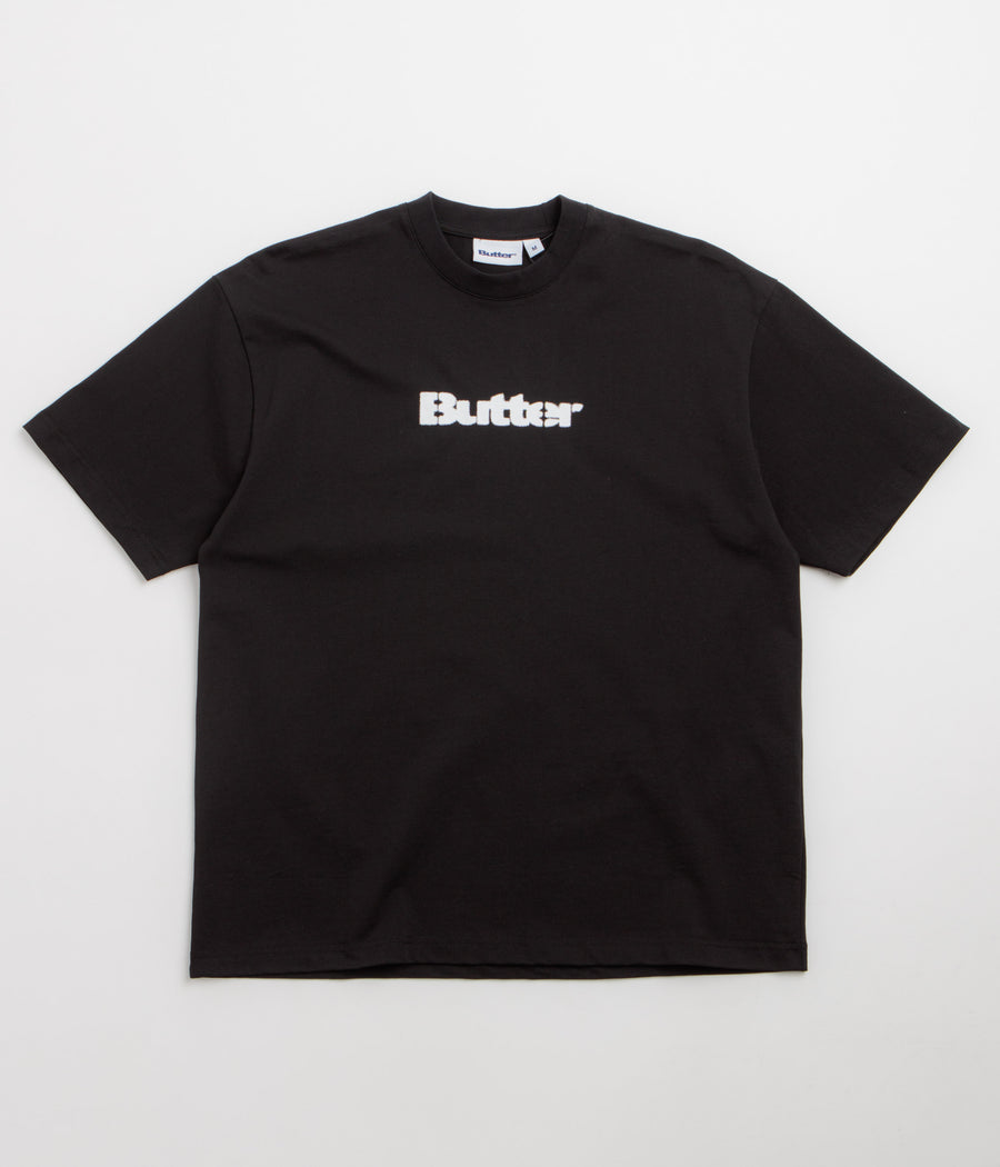 Butter Goods Stencil Logo T-Shirt - Black