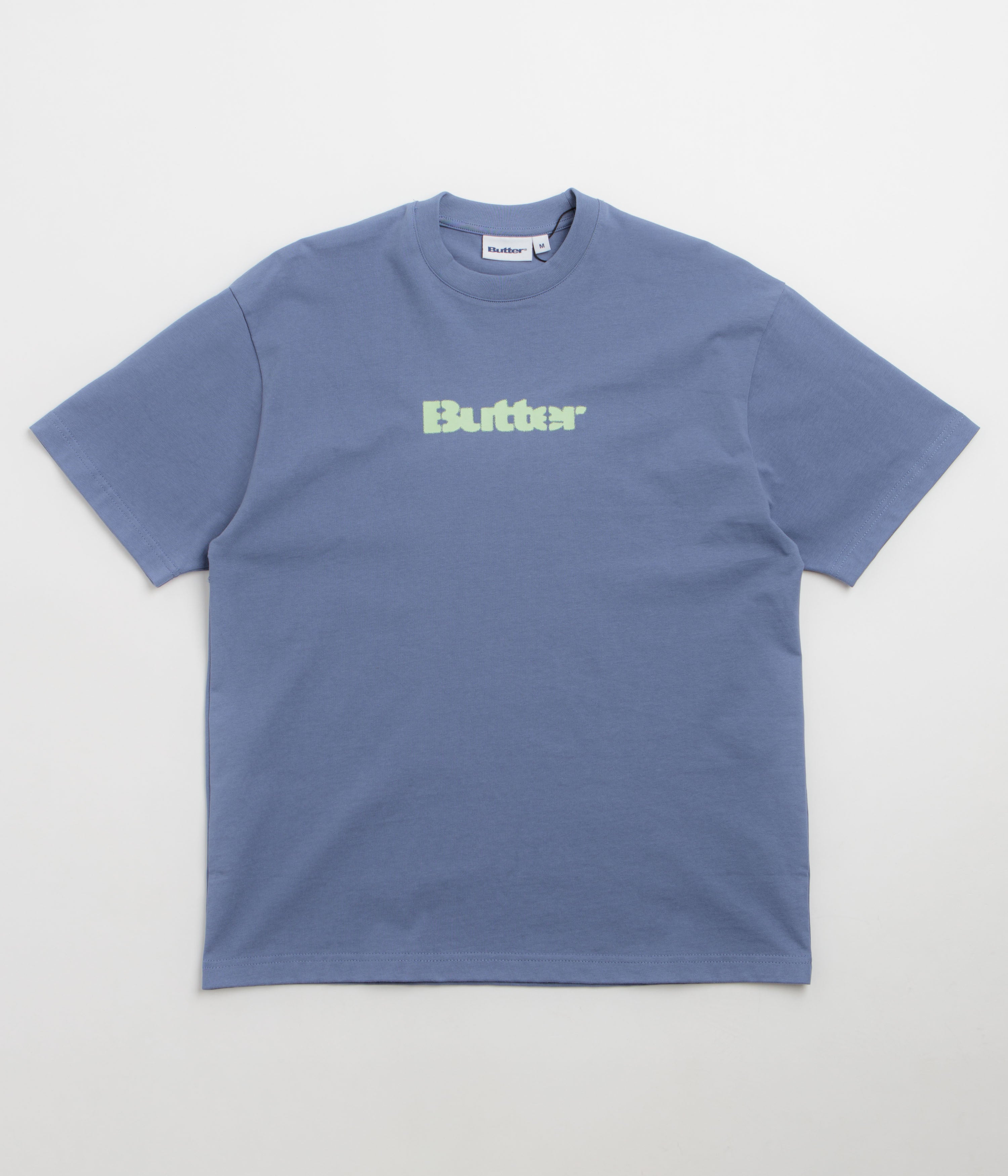 Butter Goods Stencil Logo T-Shirt - Pacific