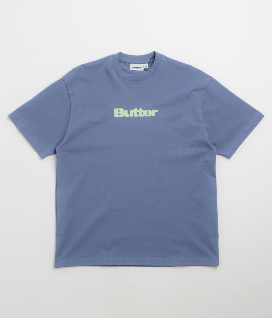 Butter Goods Stencil Logo T-Shirt - Pacific
