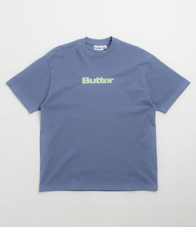 Butter Goods Stencil Logo T-Shirt - Pacific