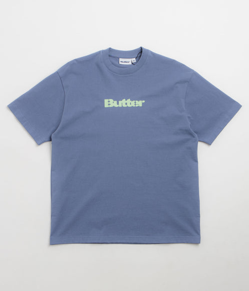 Butter Goods Stencil Logo T-Shirt - Pacific