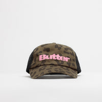 Butter Goods Stencil Trucker Cap - Leopard thumbnail