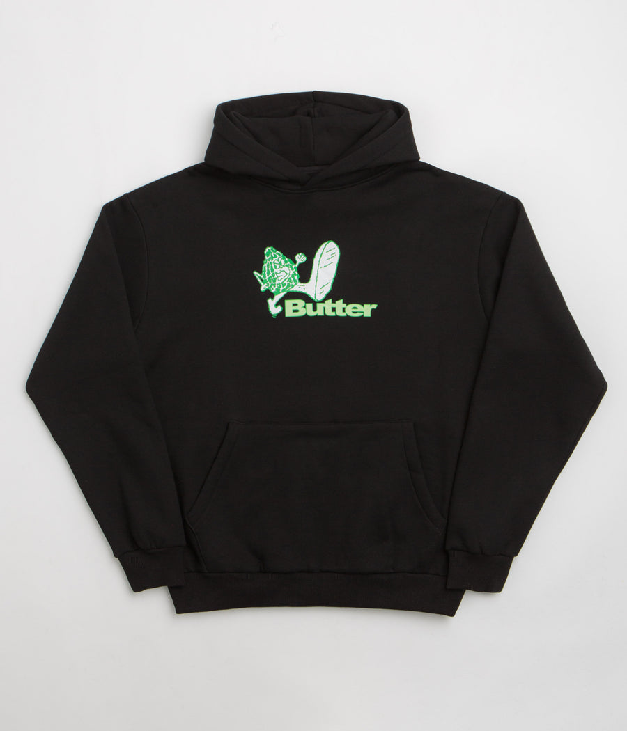Butter Goods Steppin' Logo Hoodie - Black