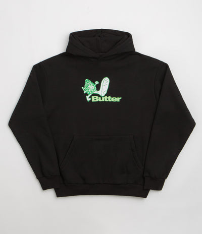 Butter Goods Steppin' Logo Hoodie - Black