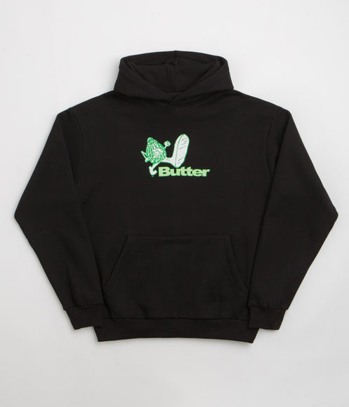 Butter Goods Steppin' Logo Hoodie - Black