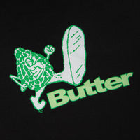 Butter Goods Steppin' Logo Hoodie - Black thumbnail