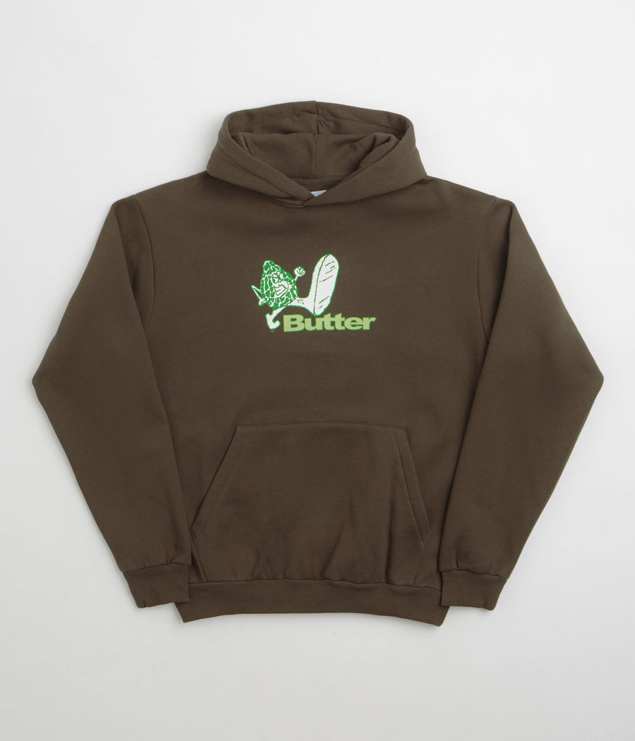 Butter Goods Steppin' Logo Hoodie - Brown