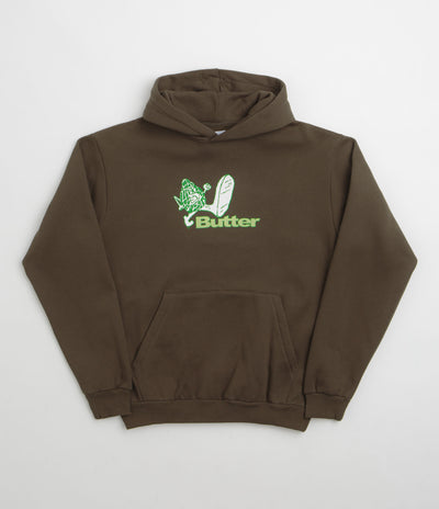Butter Goods Steppin' Logo Hoodie - Brown