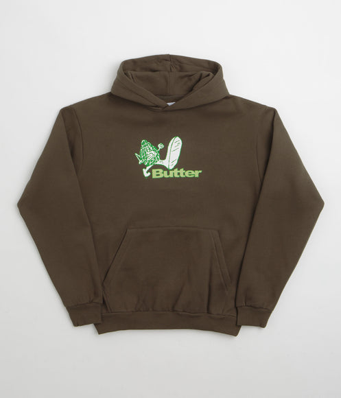 Butter Goods Steppin' Logo Hoodie - Brown