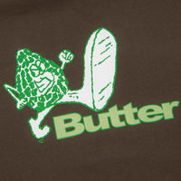 Butter Goods Steppin' Logo Hoodie - Brown thumbnail